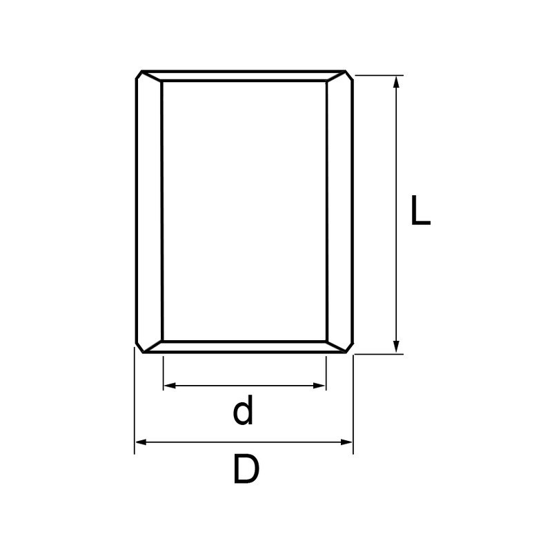 BAGUE BRONZE FENDUE 55X60X40 (55011427)  NAUD