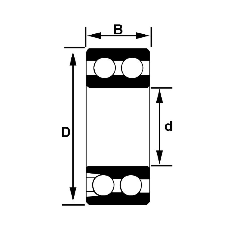 ROULEMENT A BILLES CONTACT OBLIQUE 5201EE