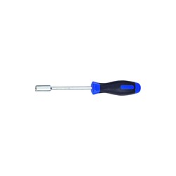 Tournevis Emmanché KING TONY 10mm - Lame Ronde, Poignée Bi-Matière PP+TPR, Longueur 245mm - Pour Travaux Mécaniques