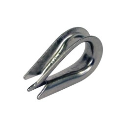 COSSE COEUR INOX 06 MM BLISTER DE 4