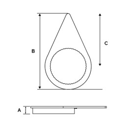 INDICATEUR DE SERRAGE D'ECROU POUR CLE DE 24 (JAUNE)