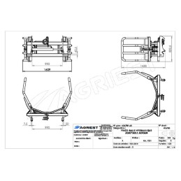 PINCE BALLE HYDRAU AGRAM AGRI-POWER