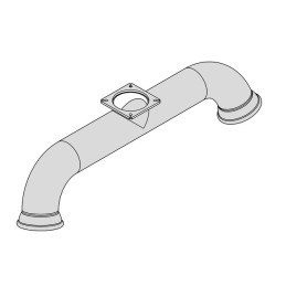 BUSE D'EPANDAGE DOUBLE Ø150RENFORCE EP 4 MM G ALVA