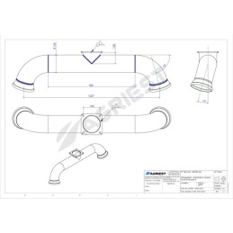 BUSE D'EPANDAGE DOUBLE Ø150RENFORCE EP 4 MM G ALVA