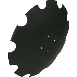 DISQUE CRENELE Ø510X4 4 TROUS TYPE POTTINGER SANS TROU CENTRAL AGRIPOWER