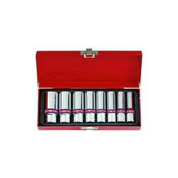 Douille De Vidange KING TONY 19 Mm - 1/2 Pouce - Acier Chrome Vanadium - Pour Bouchon De Carter D'huile