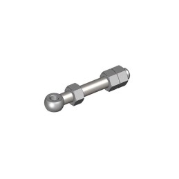 TIGE A OEIL 22X163 ZINGUE + 3 ECROUS M22 DIN9 34