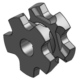 NOIX 12X36 5 EMP FONTE Ø 40RC12