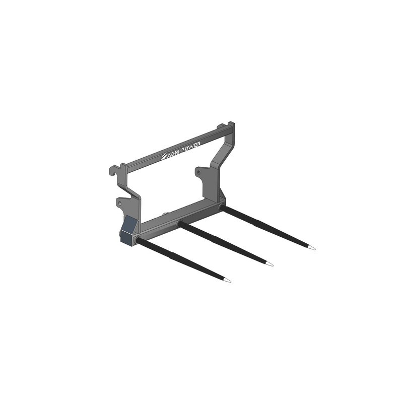 PIC'BAL EURO AVEC 3 DENTS 1100X40 PERCEE GRIS S