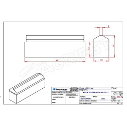 MISE A SOUDER HERSE 45X12X17