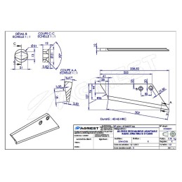 AILETTE ADAPTABLE RAZOL 290X100X12  003489 DR