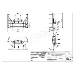 GRIFFE BALL HYDRAU 8 DTS QUICKE 3 FLEX+COUPLE E