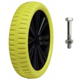 ROUE 400x8 (39-12E) ST18 JAUNE GO 35X71 NOIR A1