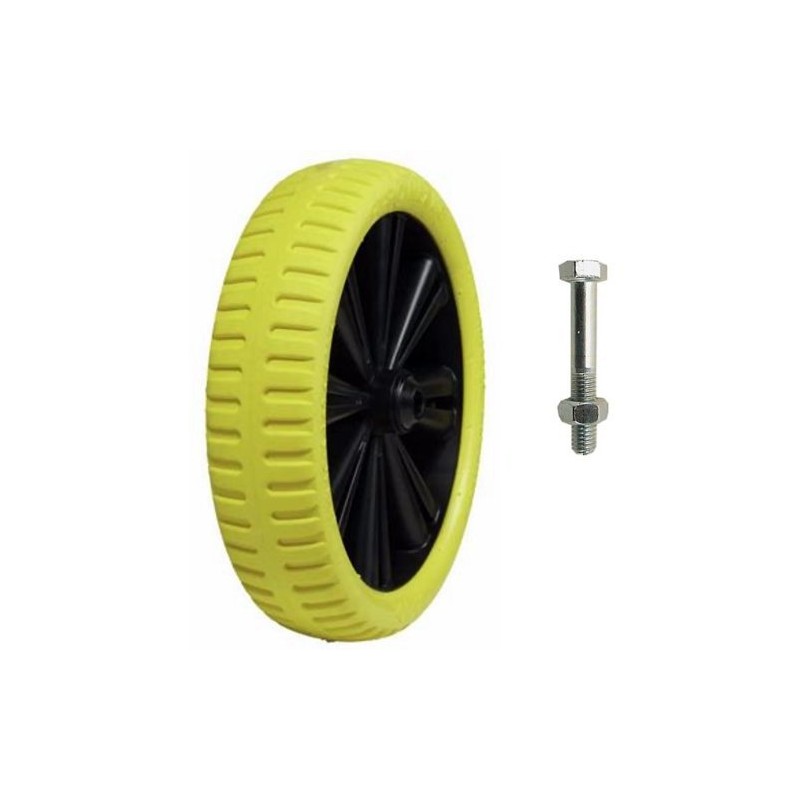 ROUE 400x8 (39-12E) ST18 JAUNE GO 35X71 NOIR A1