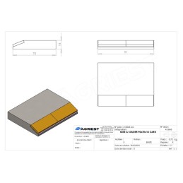 MISE A SOUDER CONTRESEP90X70X14 CARBURE