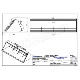GODET FRONTAL AP-GF A LAME LG2400 M MAILLEUX