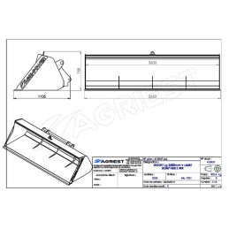 GODET FRONTAL AP-GF A LAME LG2600 M MAILLEUX