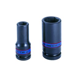 Douille à chocs Métrique 3/4" (19,,05mm) Longue Paroi fine 19 mm