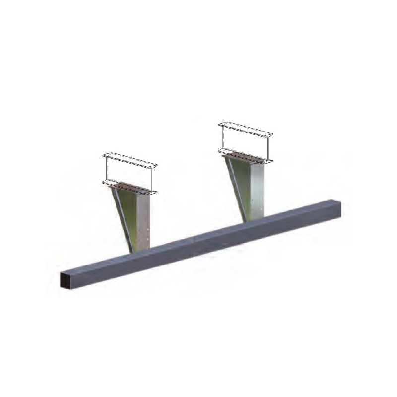 BARRE ANTI ENCASTR. FIXE ACIER   C 100X100 FI XATION DESSOUS