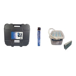 KIT CLOUEUR + 1500 CRAMP. 1 CARTOUCHE GAZ