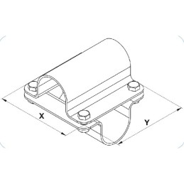 RACCORD CROIX 76X76 L x l 140X140