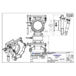 KIT ACCROCHAGE AUTO V2 6" GALVA 1 POIGNEE A E