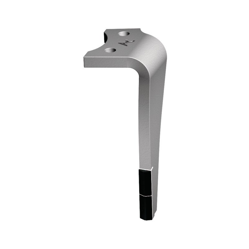 DENT DE HERSE DROITE CARBURE 2 PLAQUETTES KG30 RH450 TYPE RABE