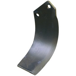 LAME DE FRAISE HELICOIDALE 80X7 EA57 T13 GAUCHE TYPE BREVI/HOWARD