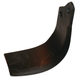 LAME DE FRAISE HELICOIDALE 80X6 EA56 T14,5 GAUCHE TYPE MASCHIO