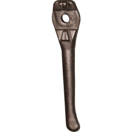 DENT DE HERSE GAUCHE LATERALE GOUTTE D'EAU L340 RH116 ESTAMPEE TYPE LELY