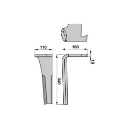 DENT HR G 110X18 L340 TYPE POTTINGER873401200
