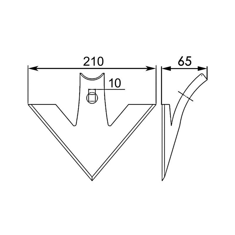 SOC VIBRO TRIANGLE 210X4