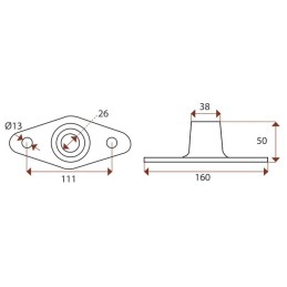 PALIER NYLON KAERA ASKEL EA111 H50 9611005