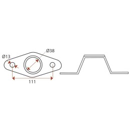 RENFORT TOLE KAERA ASKEL EA111 D38 2300005