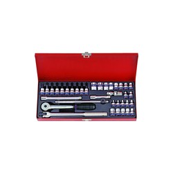 Coffret de douilles métriques et accessoires 3/8" - 36 pièces