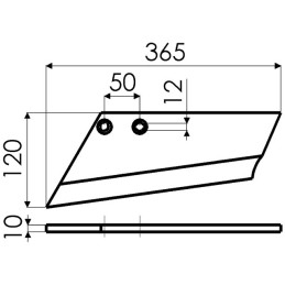 SOC A AILE GAUCHE 10 MM TYPE RAZOL-VOGEL