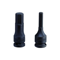 Douilles Tournevis chocs 6 Pans  3/8" (9,,53mm)  4 mm