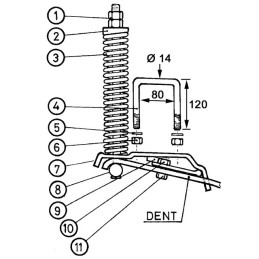 KIT COMPLET DE FIXATION DENT STRIPEL