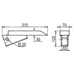 SOC DE DECOMPACTEUR TYPE AGRIC-RAU PM32