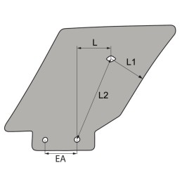 CONTRE LAME GAUCHE HT290 STANDARD EA80 "AAA"