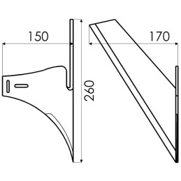 LAME BINEUSE TYPE HALIPRE 98D2 DROITE