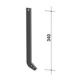 TIGE DE BINEUSE CENTRALE 32X10 TROU DIAMETRE 6 MM EA 16 MM