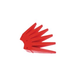 QUART DISQUE BINEUR ROUGE 700MM RIGIDE KRESS