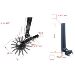 KIT BINEUR VITI 370MM JAUNE MEDIUM KRESS