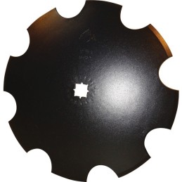 DISQUE CRENELE Ø410X3 TROU CARRE 23 OU 26