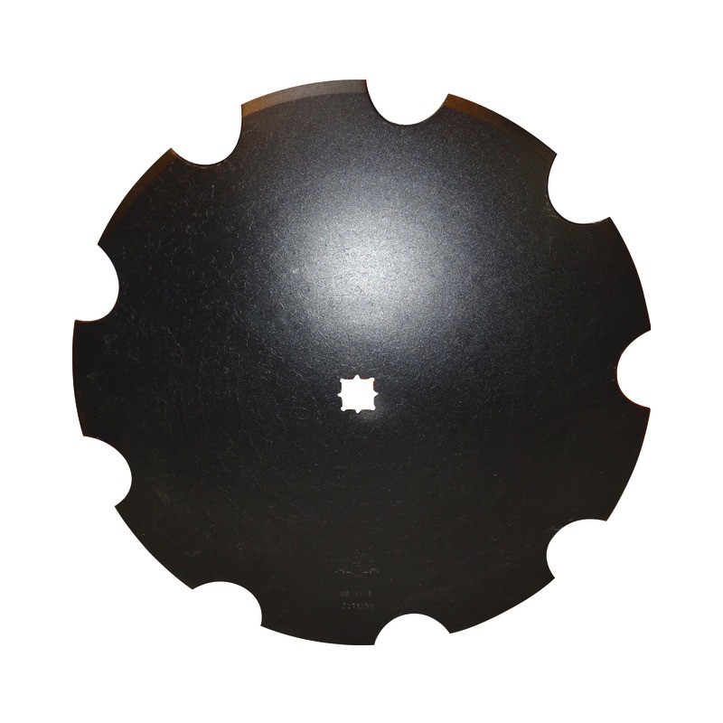 DISQUE CRENELE Ø610X5,8 TROU CARRE 36 OU 41