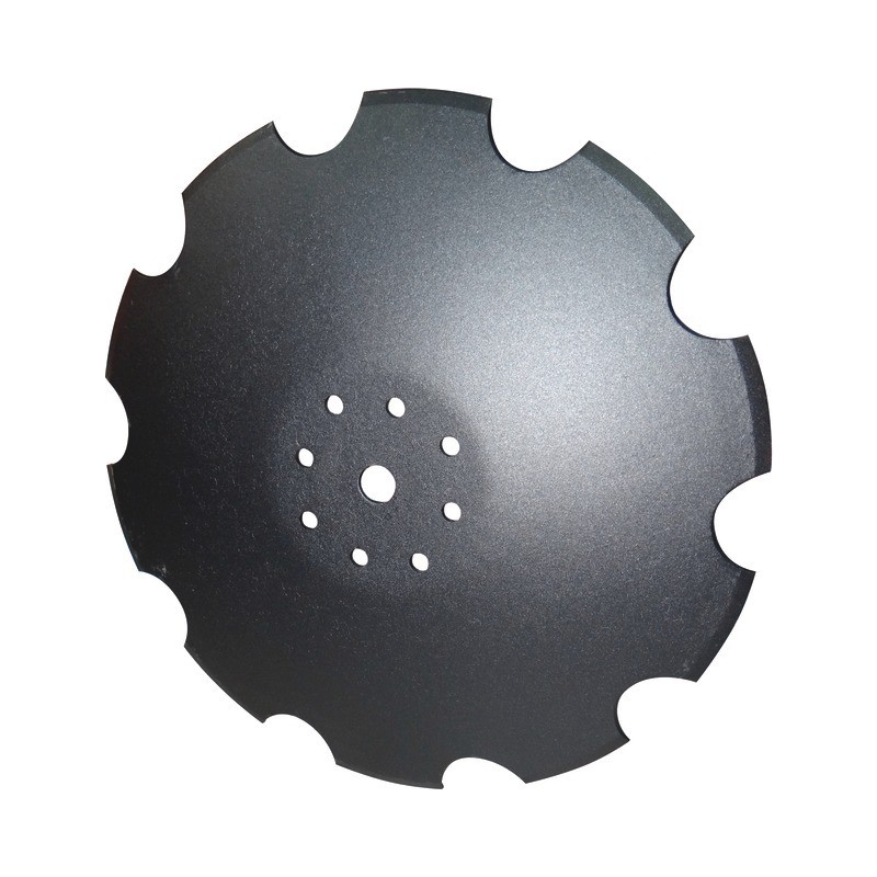 DISQUE CRENELE FOND PLAT Ø510X5 9 TROUS TYPE AMAZONE ET POTTINGER AGRI-POWER