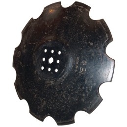 DISQUE CRENELE FOND PLAT Ø560X4 9 TROUS TYPE AGRISEM BELLOTA