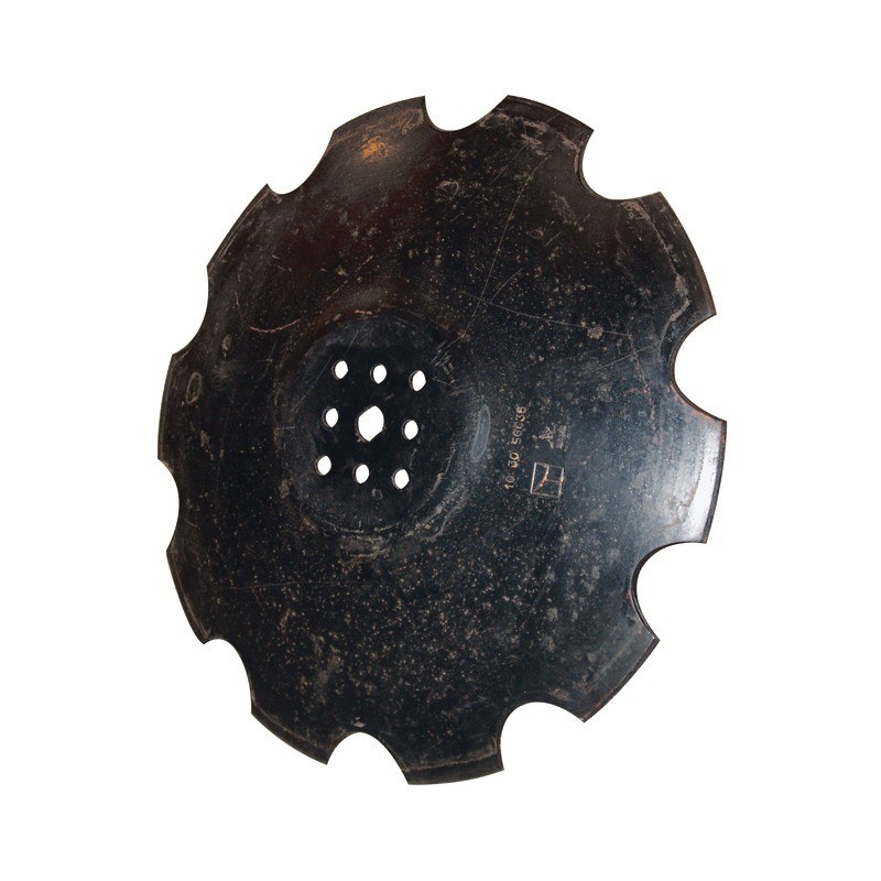 DISQUE CRENELE FOND PLAT Ø560X4 9 TROUS TYPE AGRISEM BELLOTA