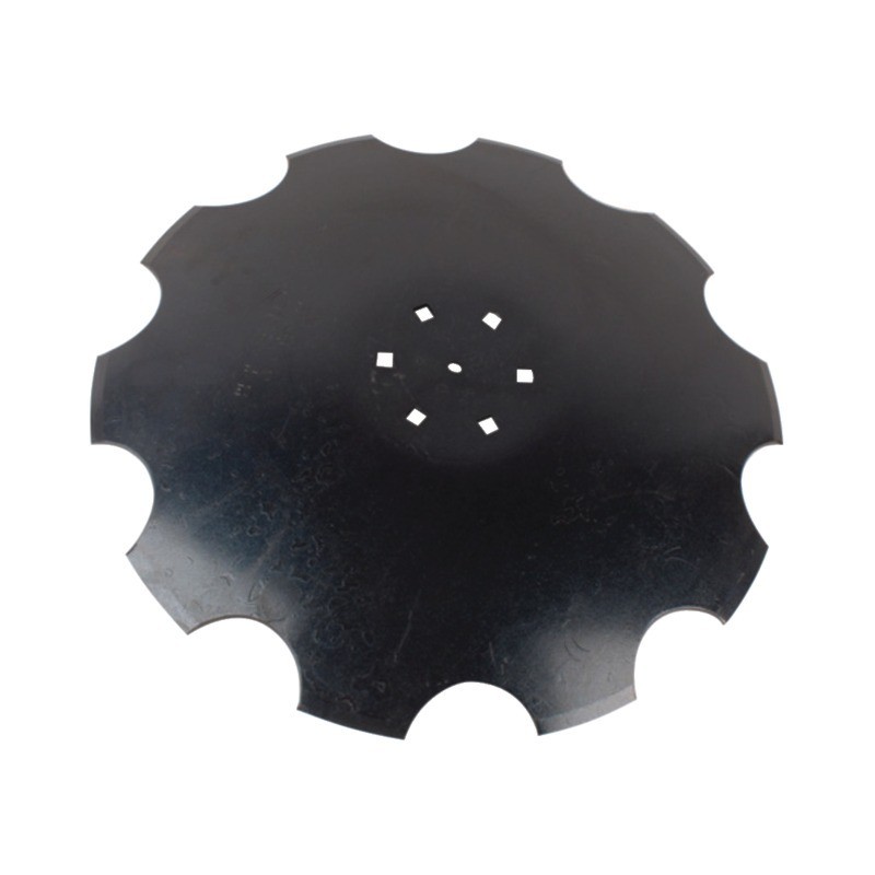 DISQUE CRENELE 510X5 6 TROUS EA100 TYPE KUHN